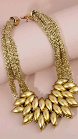 Gold Chunky Necklace