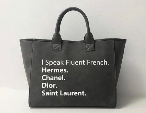 Oui! Speaking French Tote