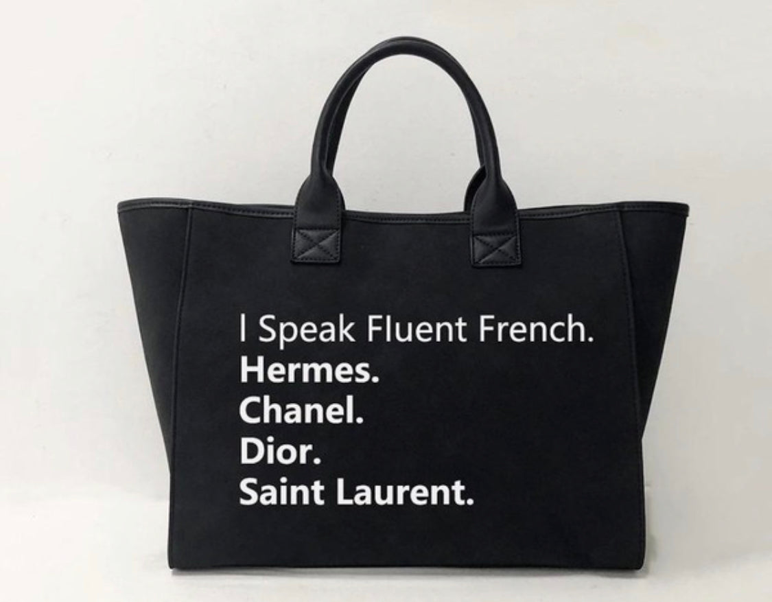 Oui! Speaking French Tote