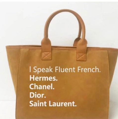 Oui! Speaking French Tote